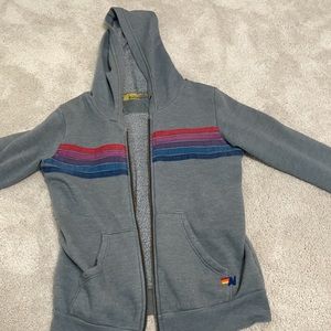 Girls size 14 aviator nation zip up